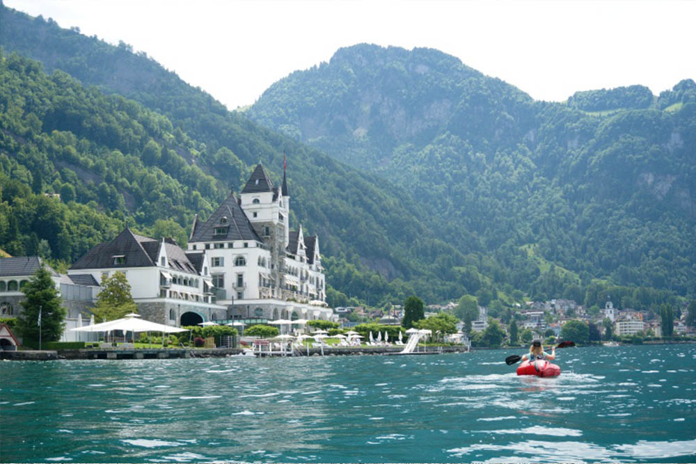 Packraftování ve Švýcarsku